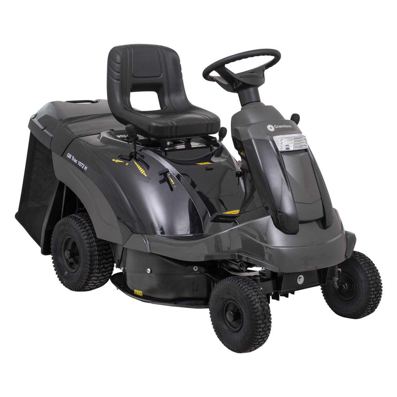 Heckauswerfer-Aufsitzmäher GB Trac 1072 H